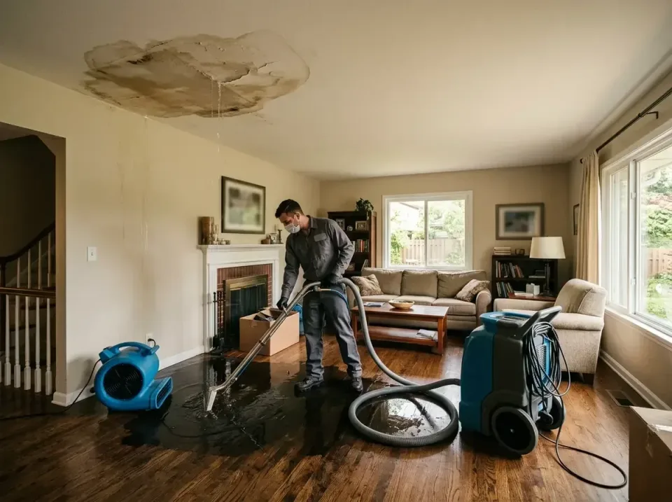 attic-pipe-burst-ceiling-drip-008 — frequently asked questions, Water Damage Restoration & Carpet Care in Prospect, KY